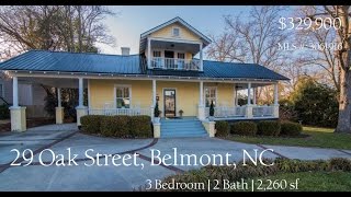 preview picture of video 'Home of the Week!  29 Oak Street in Beautiful Belmont, NC!'