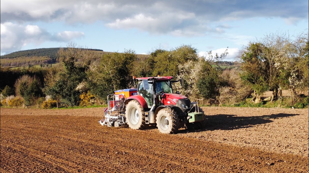 FINALLY SOWING OUR SPRING BARLEY FOR 2K26!! ~ Case Maxxum 150 & Erth Agriseeder!! 🇮🇪 