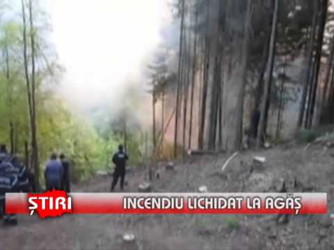 Incendiu lichidat la Agăş - www.1tvbacau.ro (13.01.2014)