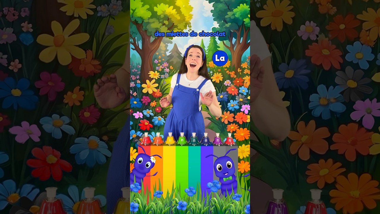 Fanny la fourmi pour initier les petits à la musique 💕🐜 #comptines #enfants #parents #musique