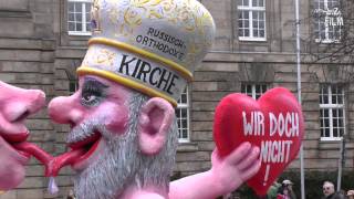 preview picture of video 'Rosenmontagszug 2014: Düsseldorf mäkt sech fein'