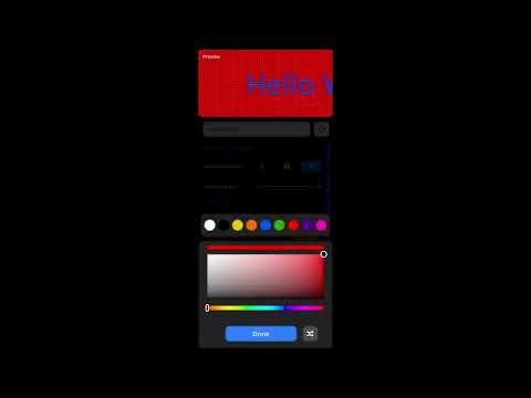 Banner LED - Desplazador LED