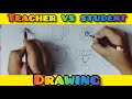 Teacher Student Drawing Drawing For Beginners Basic Drawing How To Draw Pencil Drawing Tutorial
