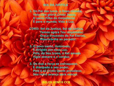 HINOS CCB CANTADOS 232   157   44   400   87   208   88   340   HINÁRIO 5   BELOS HINOS CCB