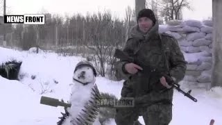 Вооруженный до зубов Боевой 'друг' ополченцев 02 01 Донецк 14 War in Ukraine