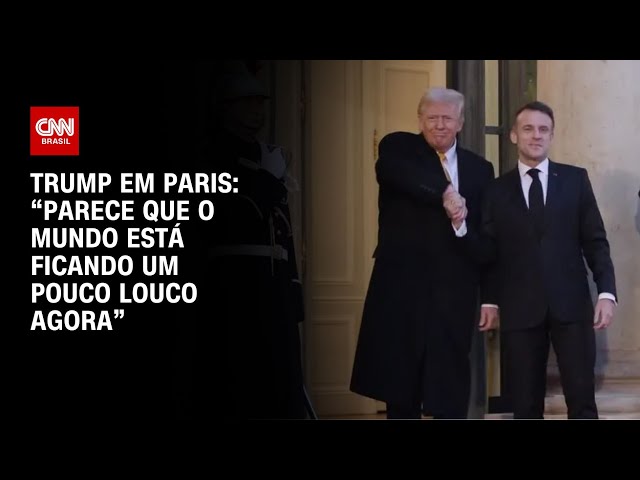 Trump em Paris: “Parece que o mundo está ficando um pouco louco agora” | PRIME TIME