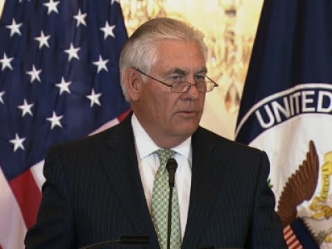 Tillerson Unveils 2017 Human Trafficking Report
