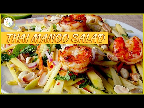 THAI MANGO SALAD | PRAWN SALAD | SIMPLE AND HEALTHY SALAD RECIPE