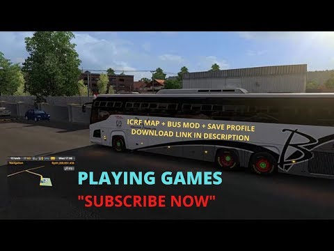 Crazy Rackless Bus Driver | ICRF Map Bus Mod for ETS2 1.36 | HD 1080p