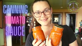Tomato sauce | Pressure Canning | Hamakua Homestead