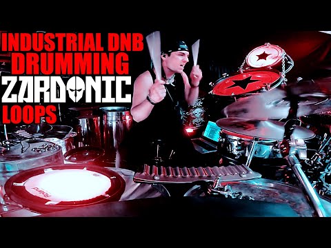 INDUSTRIAL DNB DRUMMING on ZARDONIC Loops by FRANKY COSTANZA