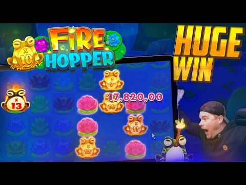 🐸 RECORD WIN ON FIRE HOPPER 🐸 - PUSH GAMING New Slot