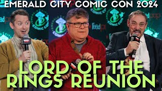 Lord of the RIngs Reunion Panel: Elijah Wood, Sean Astin & John Rhys-Davies @ Emerald City Comic Con