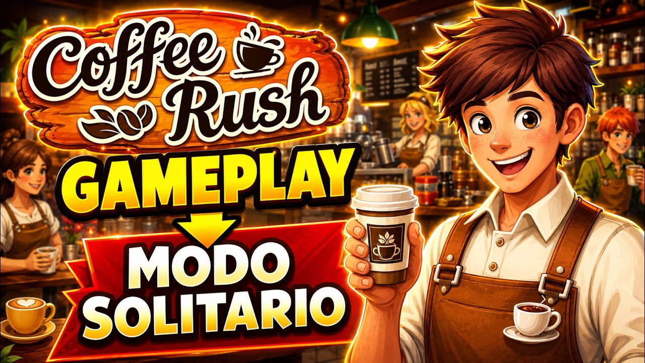 Coffee Rush Modo solitario : Gameplay