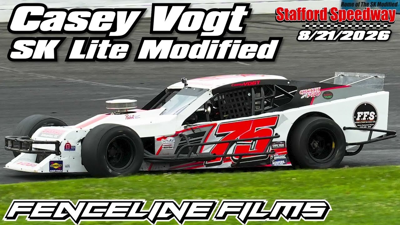 Casey Vogt SK Lite Stafford Speedway