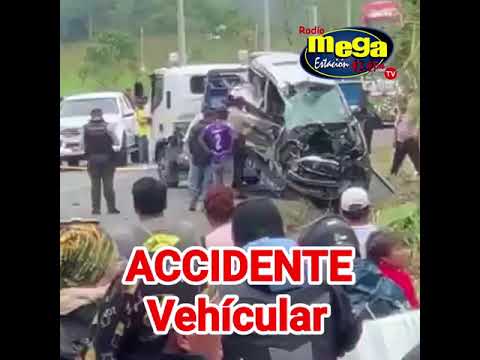 Accidente vehicular en la Vía a Pedro Vicente Maldonado, Ecuador