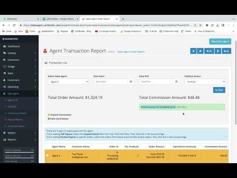 How To Make Payout To The SalesPerson ?