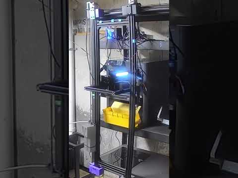 auto clearing a Bambu Lab P1S #3dprinting #bambulab #diy