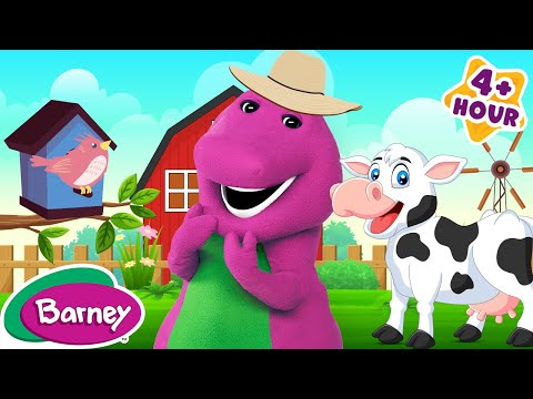 Old MacDonald Had A Farm | Animals for Kids | New Compilation | Barney the Dinosaur