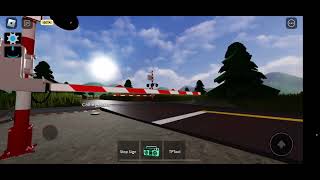 Roblox cars vs trains QLD Railway Crossing