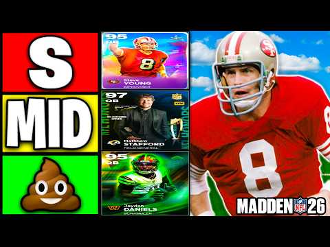 Ranking THE BEST QUARTERBACKS In Madden 26!
