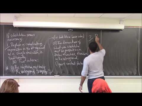 Math 1206-R04 Lecture 35 - Integration by Substitution