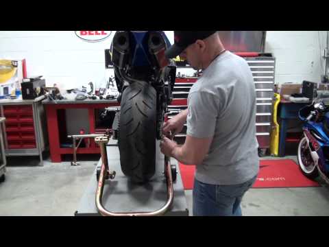 Woodcraft Swingarm Spool Sliders Install on The 2013 STG Project Bike
