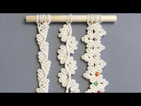 DIY MACRAME BOOKMARK  FLOWER PATTERN TUTORIAL