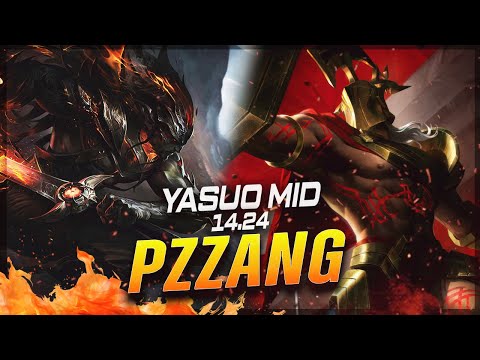 PZ ZZANG - Yasuo vs Pantheon MID #2 Patch 14.24 - Grandmaster Yasuo Gameplay