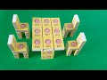 How To Make Matchbox Dining Table DIY At Home Matchbox Table Matchbox Chair