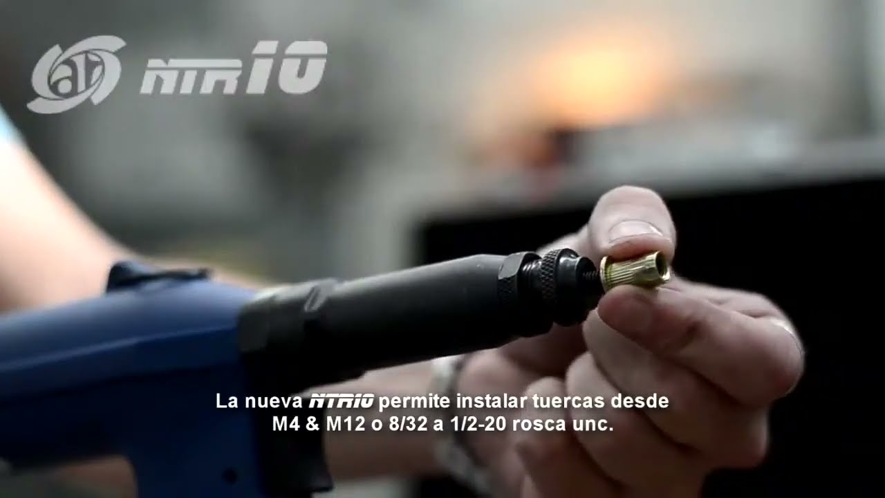 Remachadora Hidroneumatica Ntr10 Para Tuercas Remachables