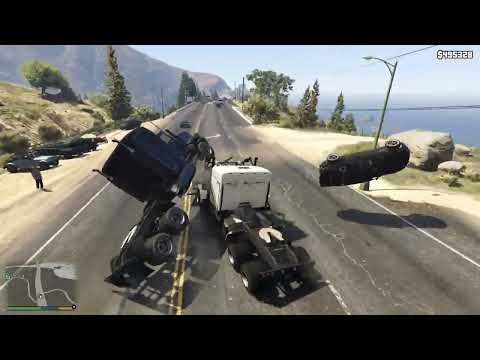 GTA 5 Phantom Wedge Truck Crashes -#130 Impact Compilation - Destruction | CarCrash