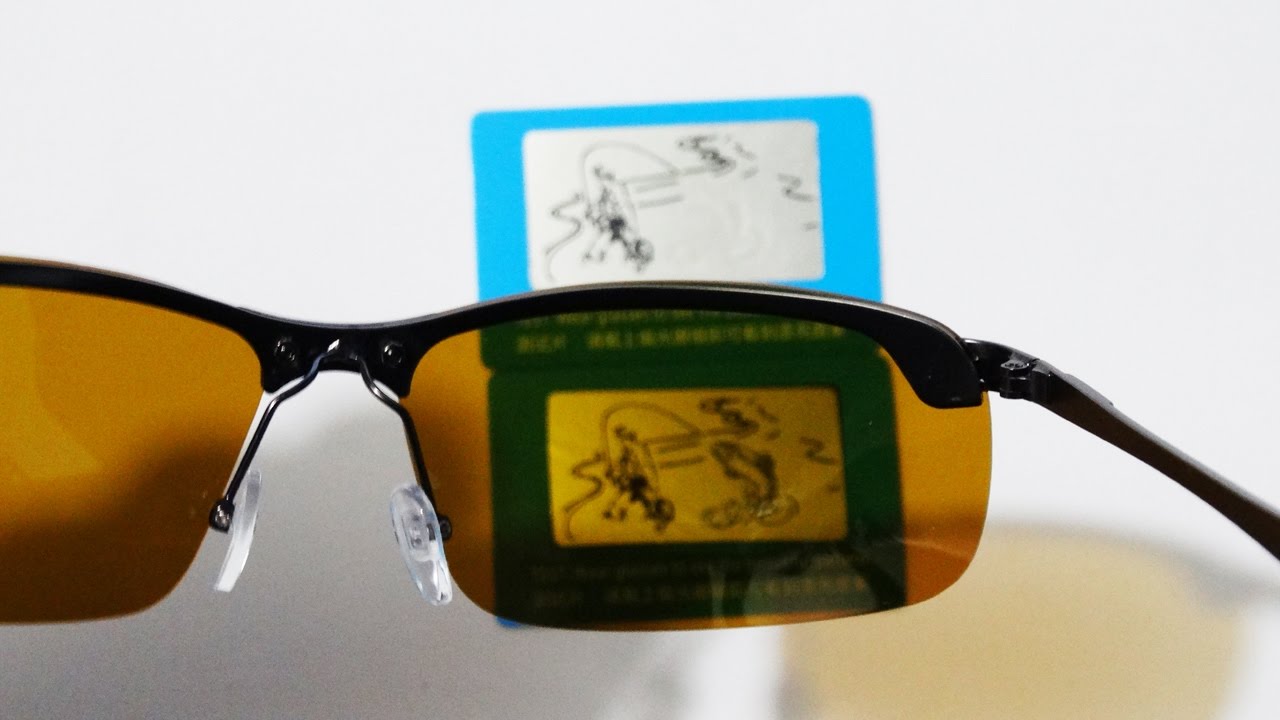 Teste Estrada Noite Óculos Nigth Vision Lente Laranja Polarizada