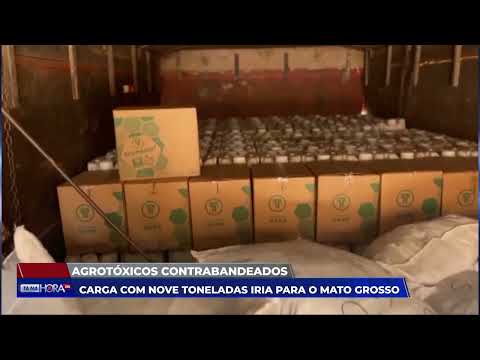 Polícia apreende nove toneladas de agrotóxicos contrabandeados no interior de MS