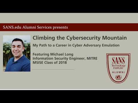SANS.edu Alumni Presentation with Michael Long - YouTube