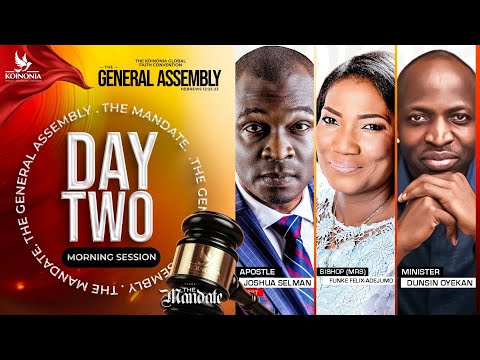 DAY 2 OF THE GENERAL ASSEMBLY WITH KOINONIA (MORNING SESSION) ||20||11||2025