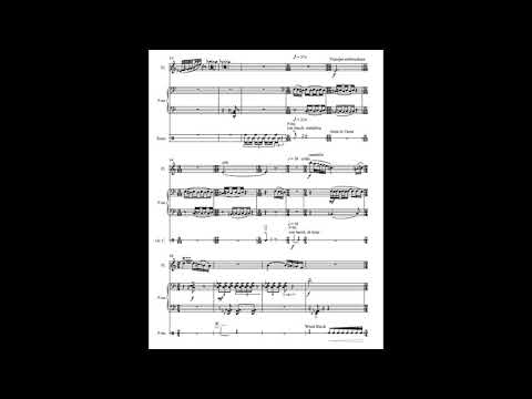 Ghenadie  Ciobanu.  UMBRELE DIMINEȚII, pentru flaut percuție și pian