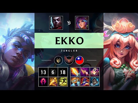 Ekko Jungle vs Lillia - TW Grandmaster Patch 25.05