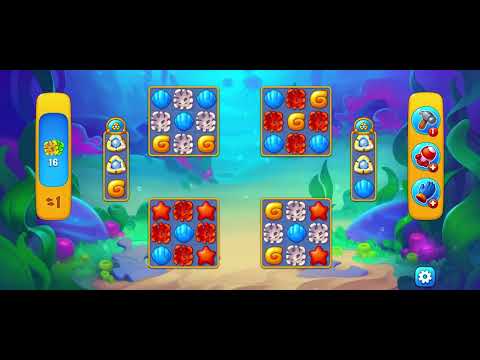 Fishdom puzzle level just won this one