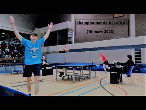 Championnat de BELGIQUE // Tennis de table // Centre Sportif du BLOCRY (19/03/23)