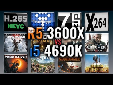 Ryzen 5 3600X vs i5 4690K Benchmarks | Test Review | Comparison | Gaming | 13 Tests