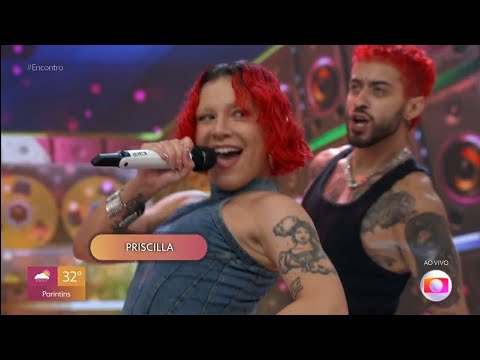 Priscilla canta "Quer Dançar" ao vivo no Encontro (17/11/2023)