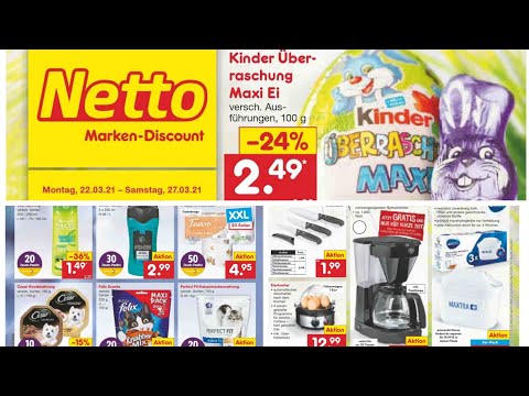 🛒 Netto Marken Discount Katalog Prospekt 22. bis 27. März 2021 - Neuigkeiten, Angebote