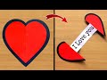 Origami Heart With Message Origami Heart Origami Diy Love Making Crafts