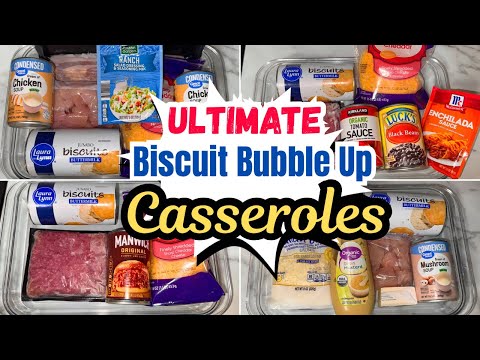 The BEST Biscuit Bubble Up Casseroles