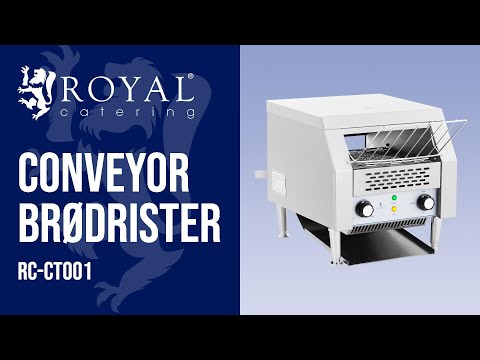 video - Conveyor Brødrister - 2200 W- royal_catering - 3 funksjoner