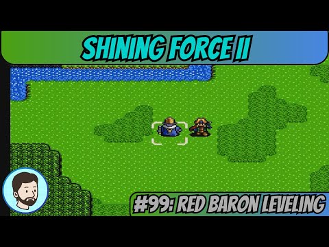 Shining Force II (Mega Drive) - Part 99: Red Baron Leveling