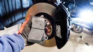 How to Replace Your Car's Brake Pads (Subaru WRX STi)