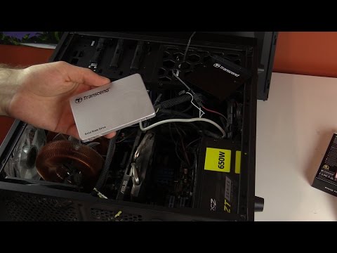 Installing the Transcend 256 GB SSD!