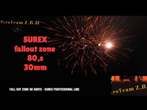 Surex Fallout zone 80 shots. 30mm #vuurwerk